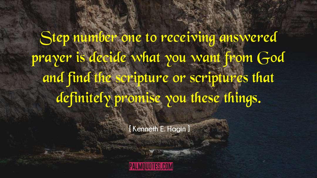 Answered Prayer quotes by Kenneth E. Hagin