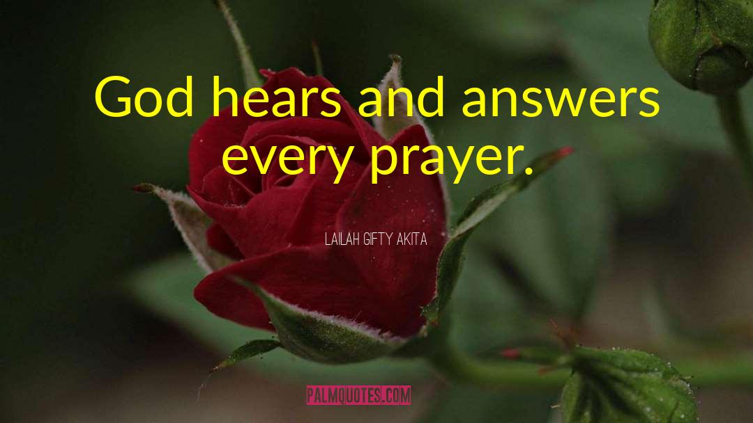 Answered Prayer quotes by Lailah Gifty Akita