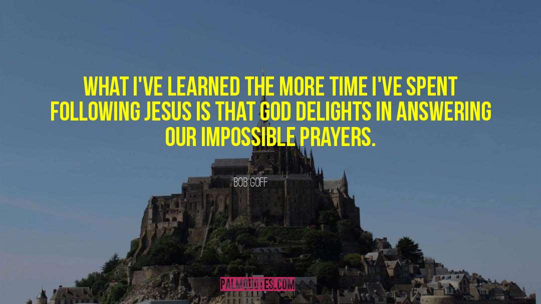 Answering quotes by Bob Goff