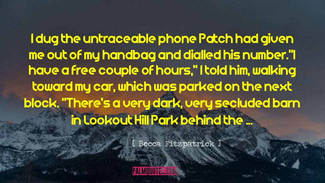 Answering The Phone quotes by Becca Fitzpatrick