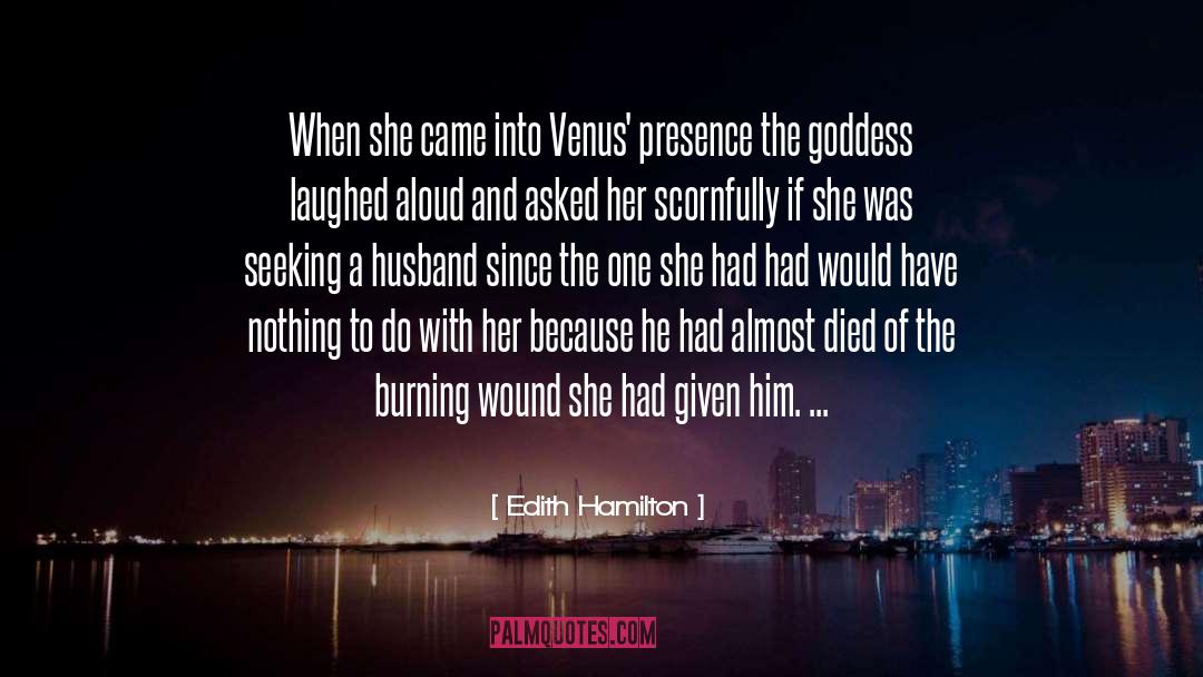 Answering Venus quotes by Edith Hamilton