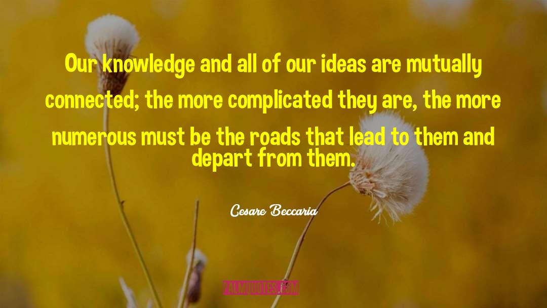 Answers Lead To More Questions quotes by Cesare Beccaria