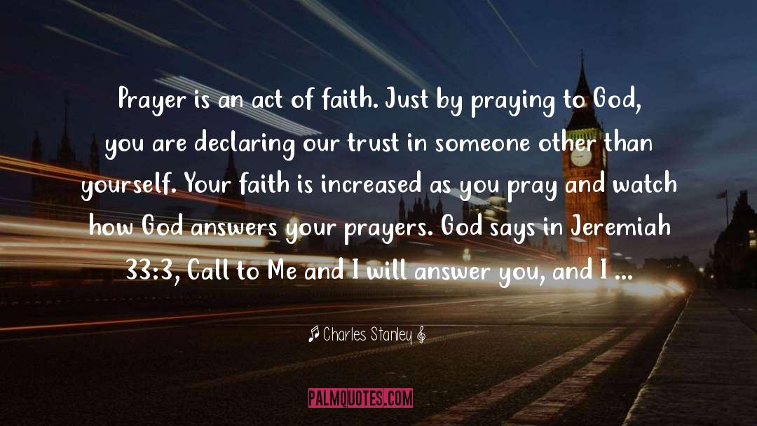 Answers quotes by Charles Stanley