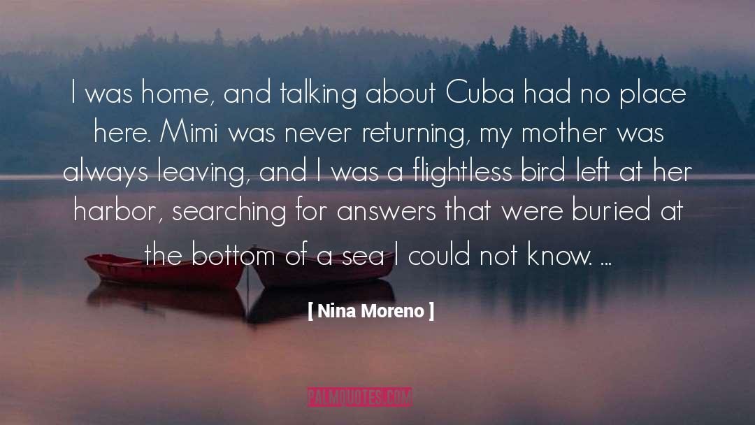 Answers quotes by Nina Moreno