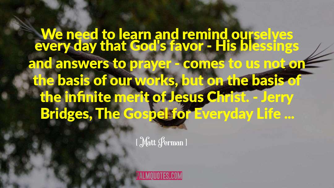 Answers To Prayer quotes by Matt Perman