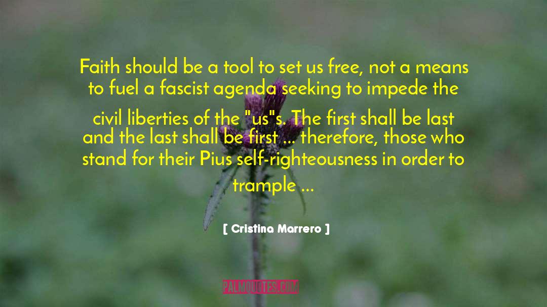 Ant Fascist quotes by Cristina Marrero