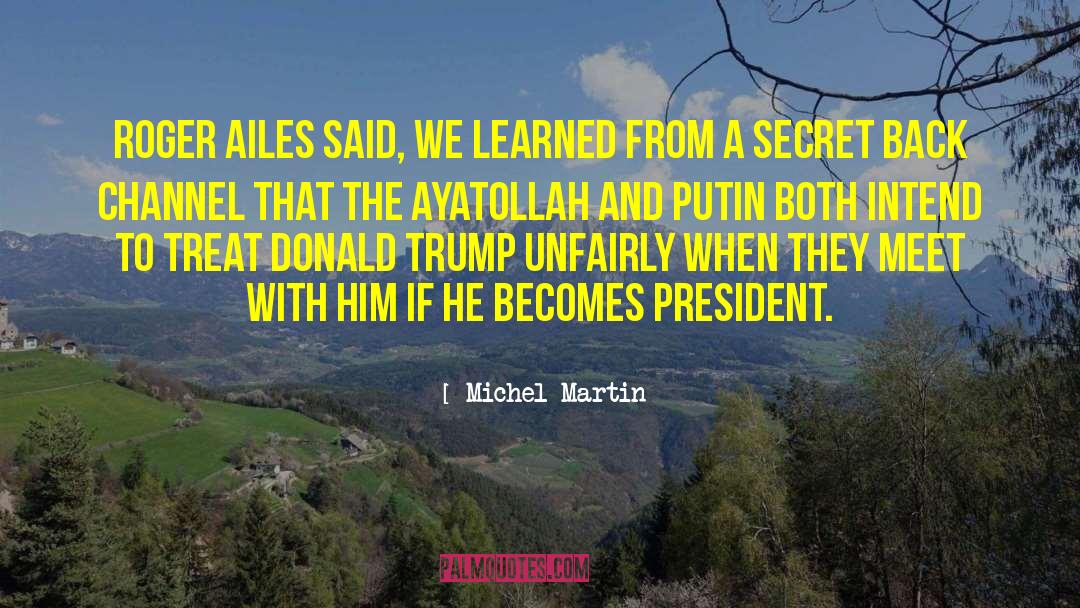 Ant Trump quotes by Michel Martin