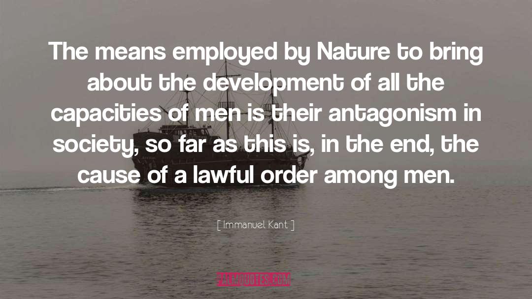 Antagonism quotes by Immanuel Kant