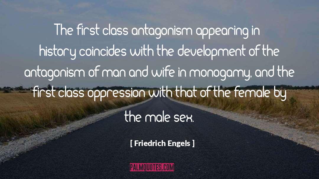 Antagonism quotes by Friedrich Engels