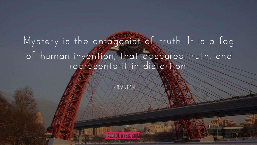 Antagonist quotes by Thomas Paine