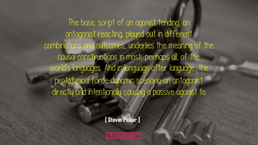 Antagonist quotes by Steven Pinker