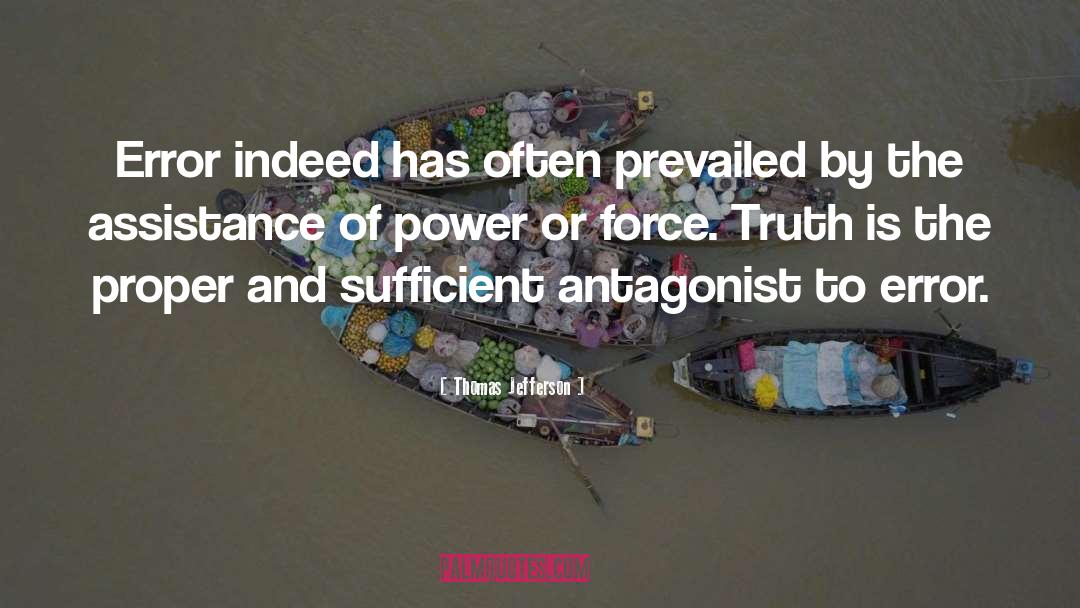 Antagonist quotes by Thomas Jefferson