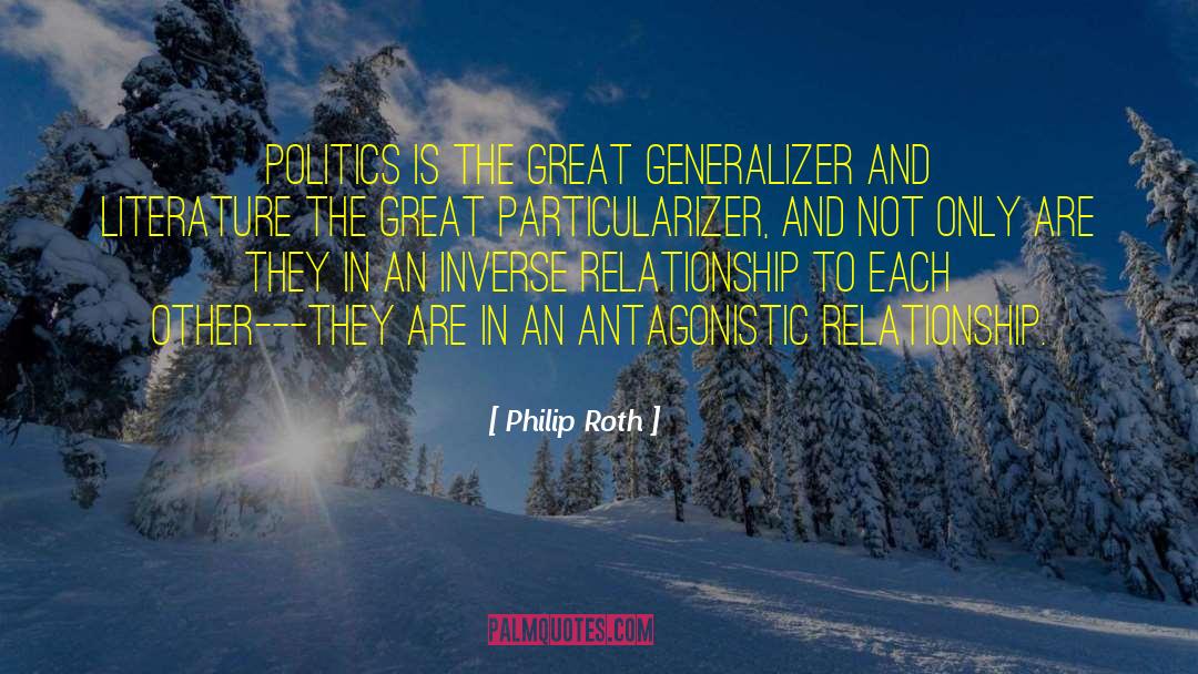 Antagonistic quotes by Philip Roth