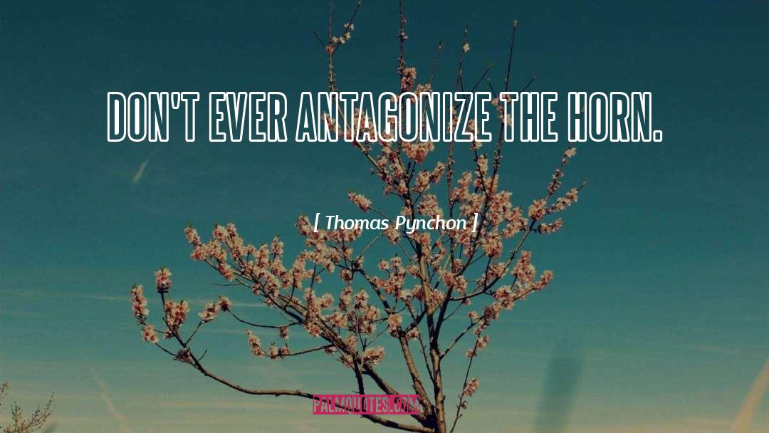 Antagonize quotes by Thomas Pynchon