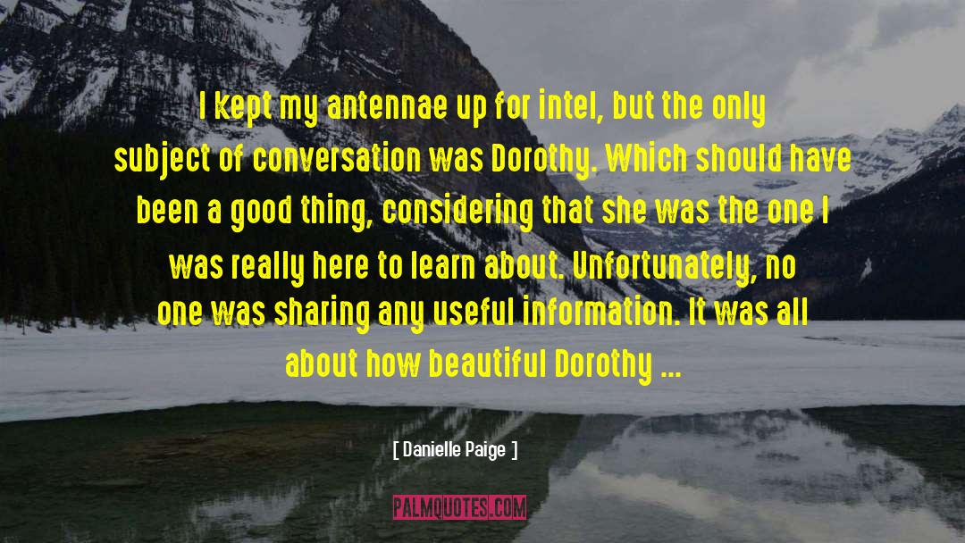 Antennae quotes by Danielle Paige