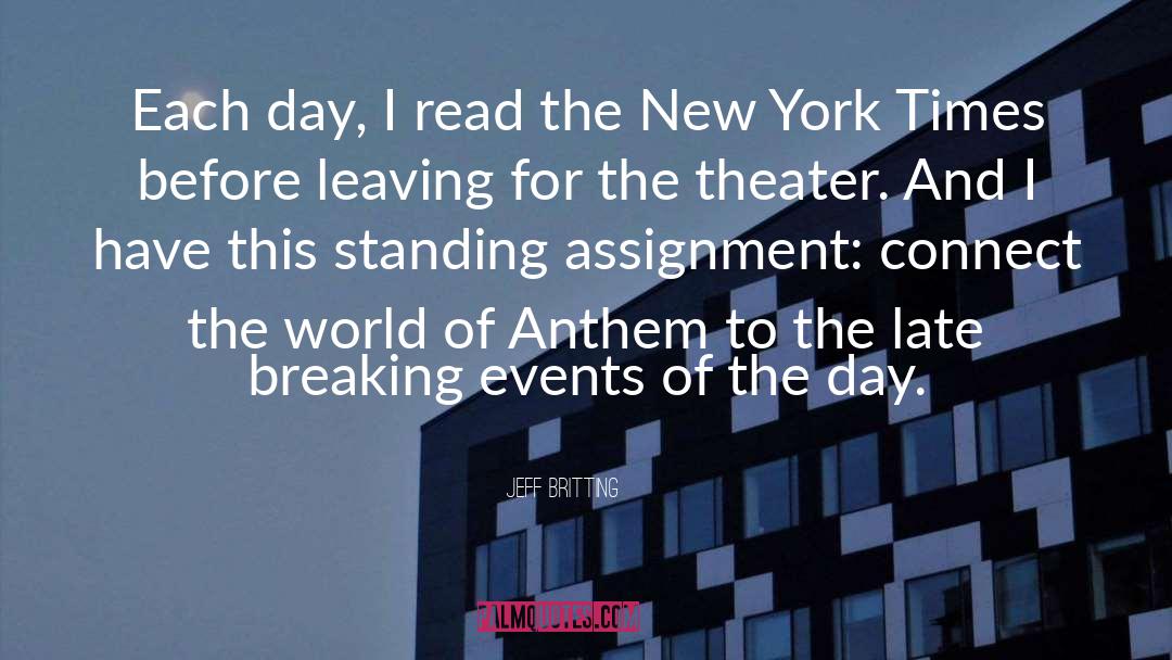 Anthem quotes by Jeff Britting