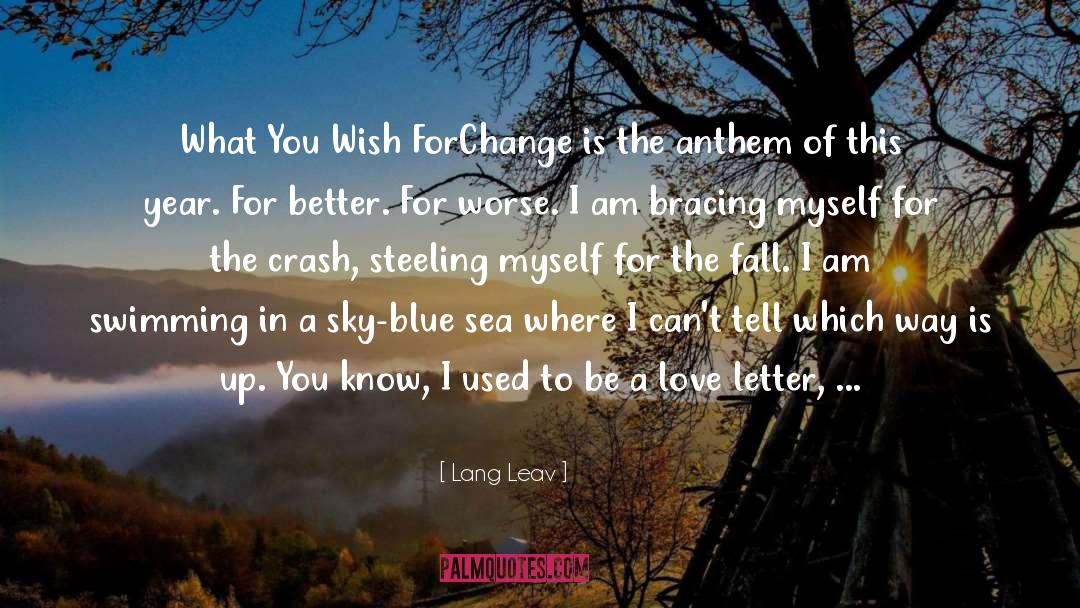 Anthem quotes by Lang Leav