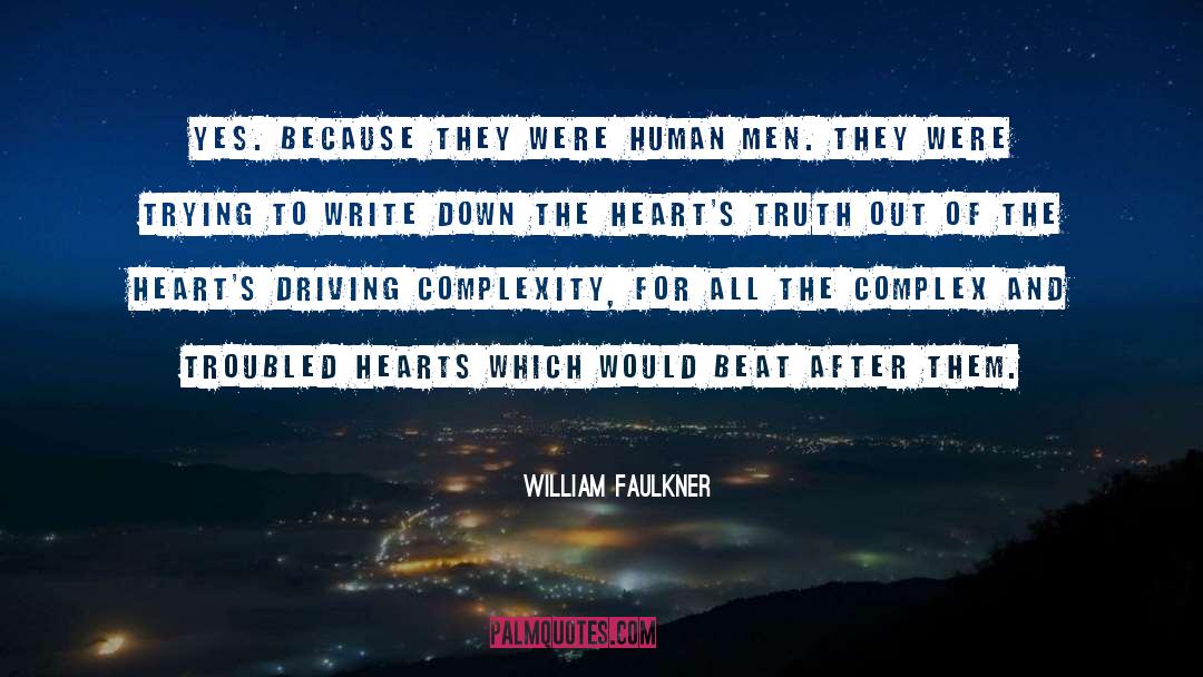 Anthology Complex quotes by William Faulkner