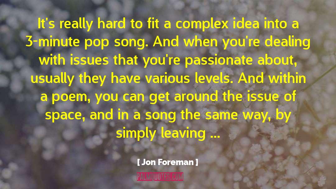 Anthology Complex quotes by Jon Foreman