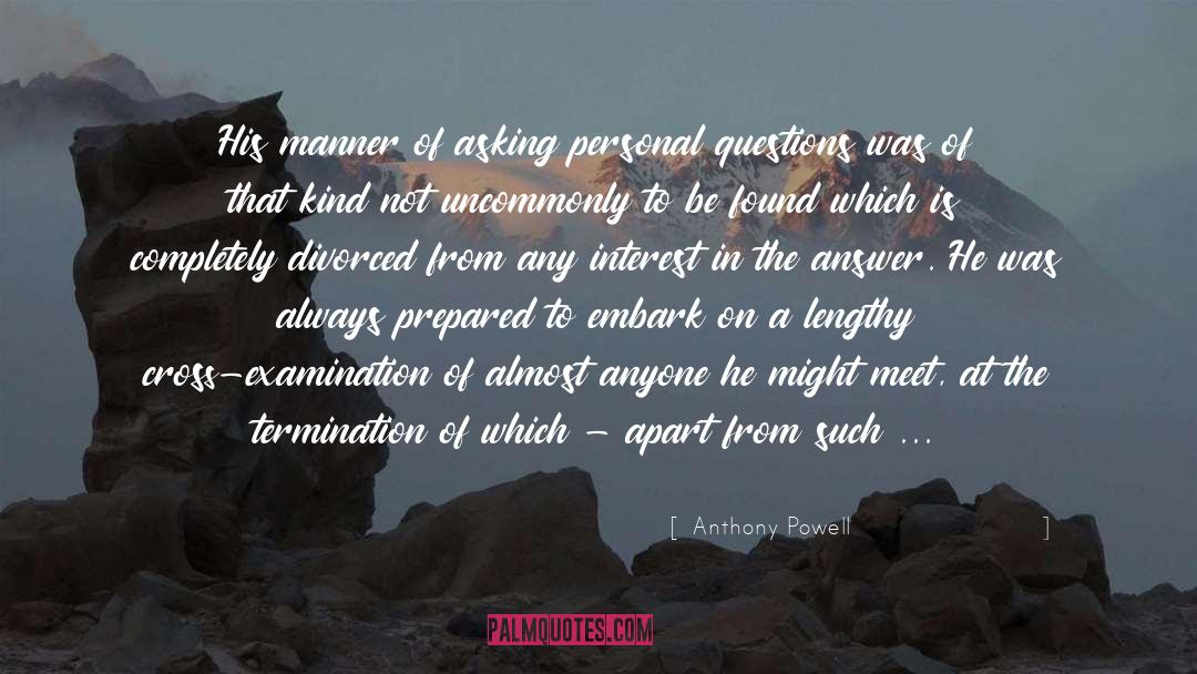 Anthony Burrell quotes by Anthony Powell