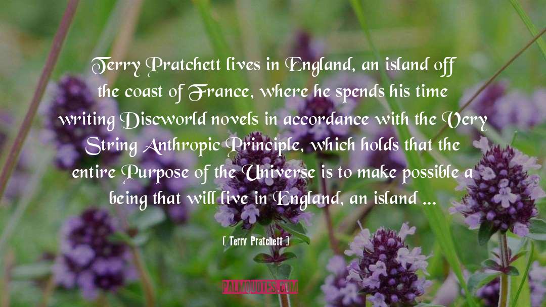 Anthropic Principle Debunked quotes by Terry Pratchett