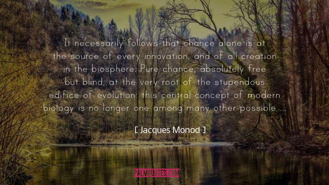 Anthropocentrism quotes by Jacques Monod