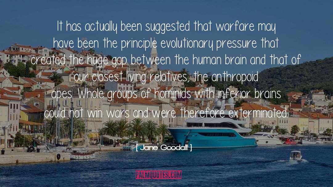 Anthropoid quotes by Jane Goodall