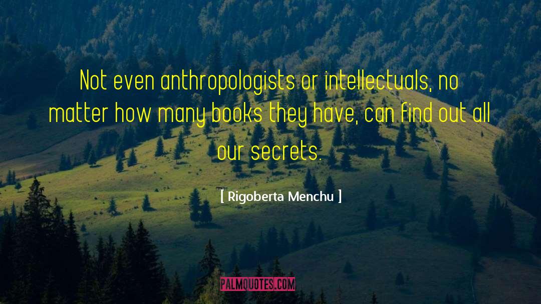 Anthropologists quotes by Rigoberta Menchu