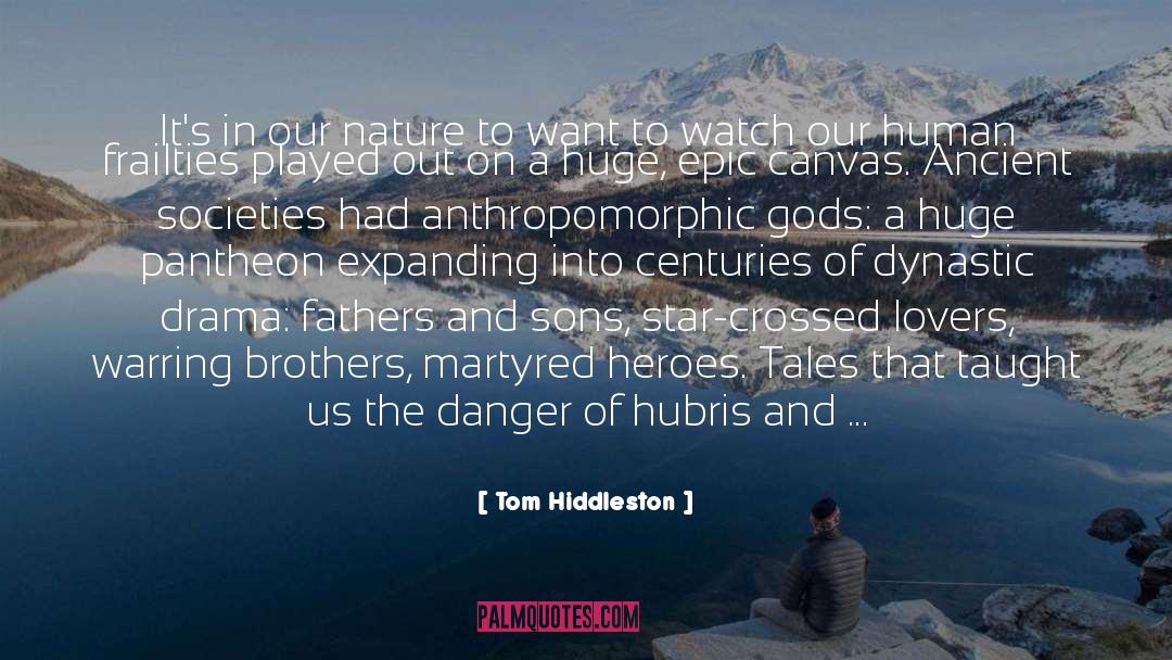 Anthropomorphic quotes by Tom Hiddleston