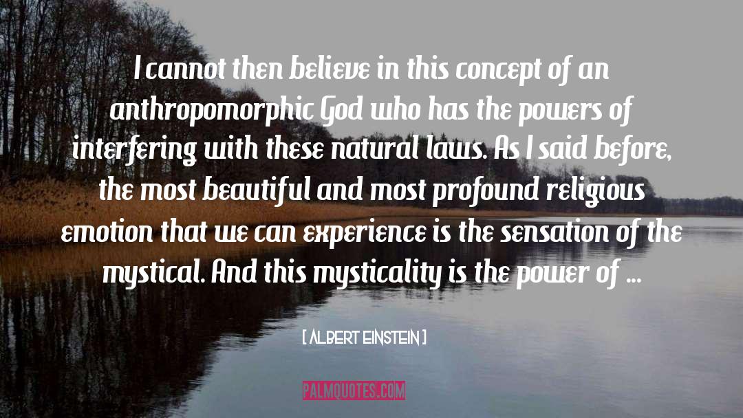 Anthropomorphic quotes by Albert Einstein