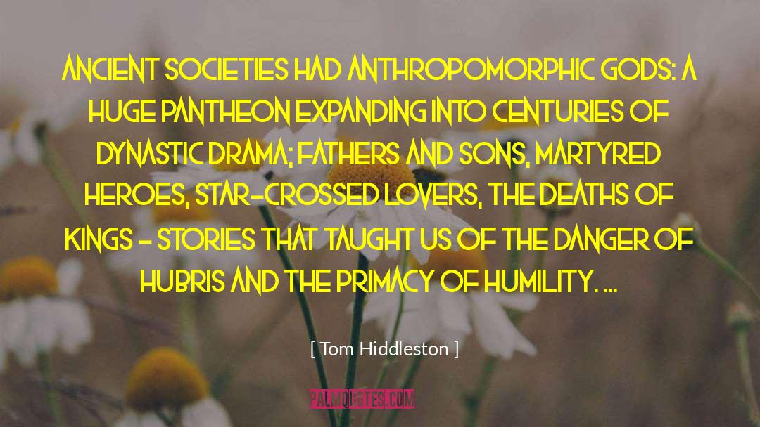 Anthropomorphic quotes by Tom Hiddleston