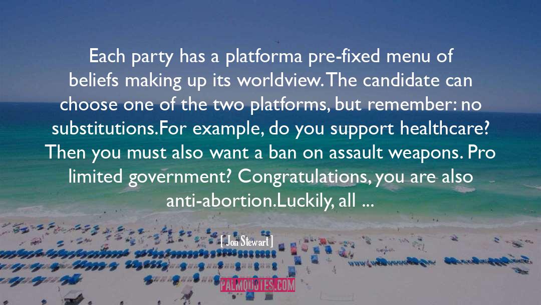 Anti Abortion quotes by Jon Stewart