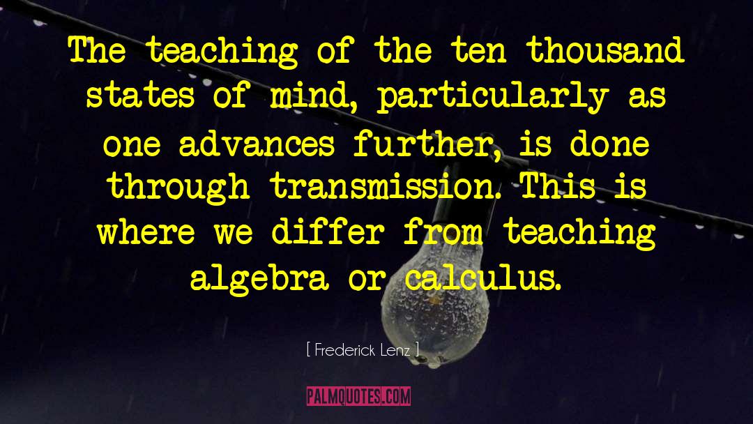 Anti Algebra quotes by Frederick Lenz