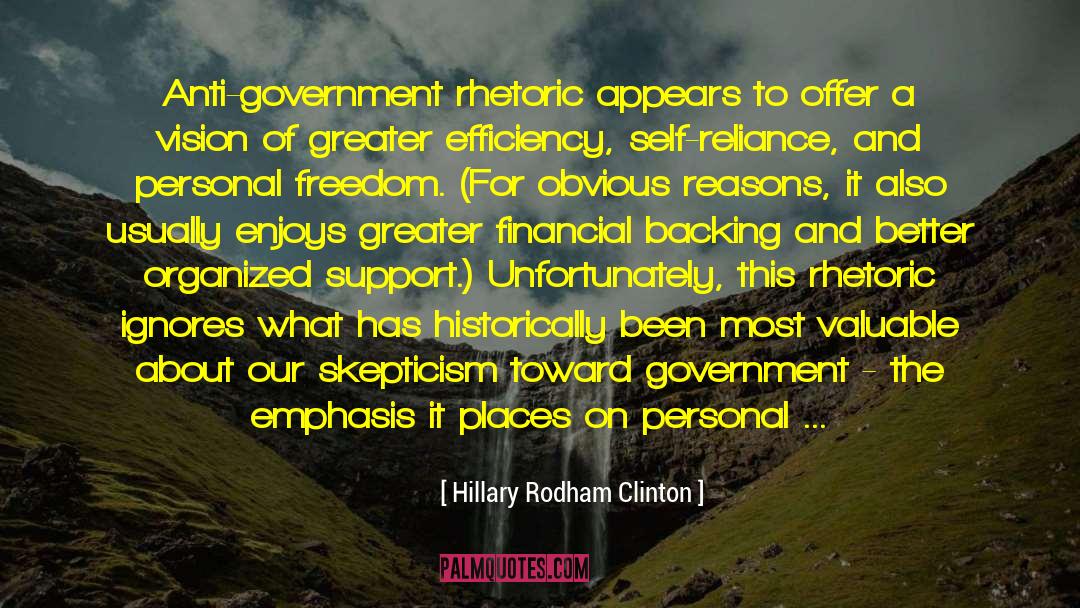 Anti Authoritarian quotes by Hillary Rodham Clinton