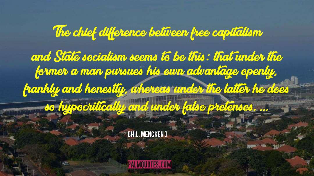 Anti Capitalism quotes by H.L. Mencken