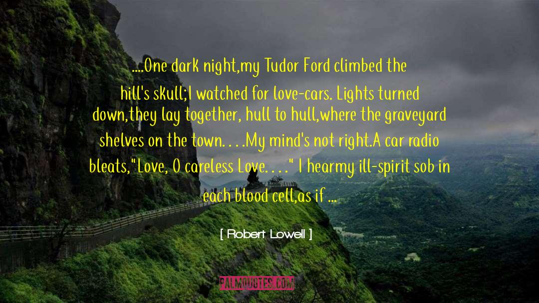 Anti Car quotes by Robert Lowell