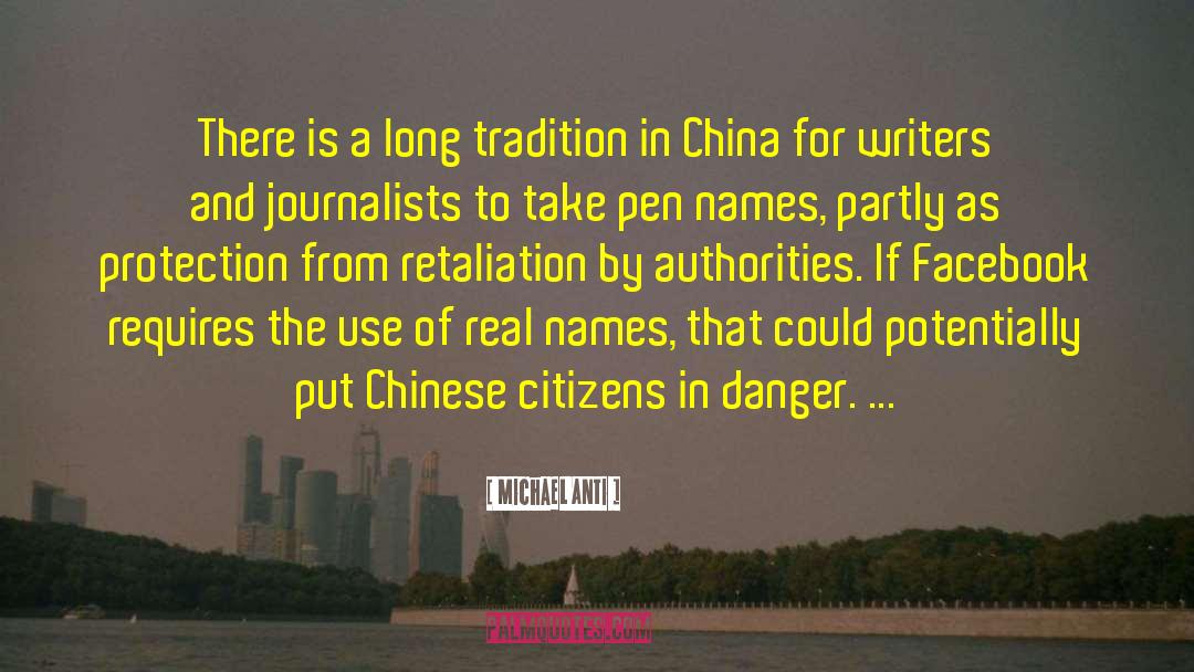 Anti China Journalism quotes by Michael Anti