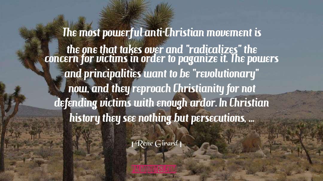 Anti Christian quotes by Rene Girard