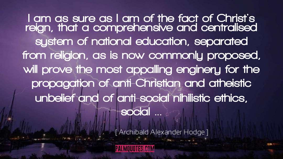 Anti Christian quotes by Archibald Alexander Hodge