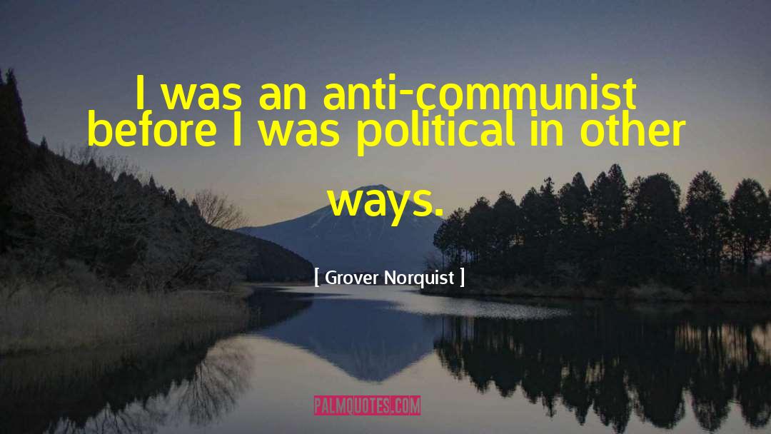 Anti Communist quotes by Grover Norquist