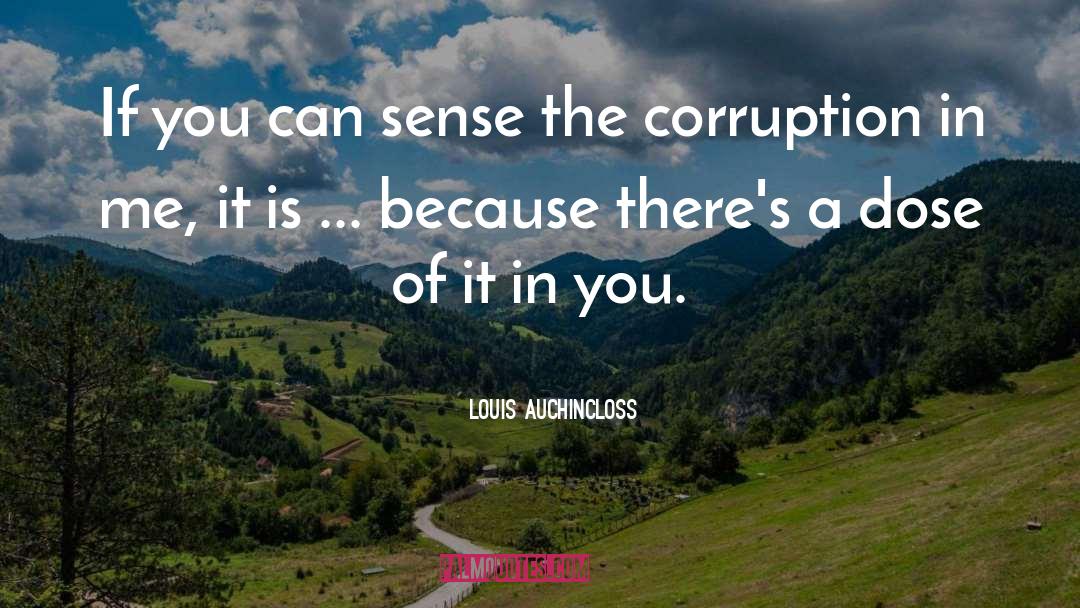 Anti Corruption quotes by Louis Auchincloss