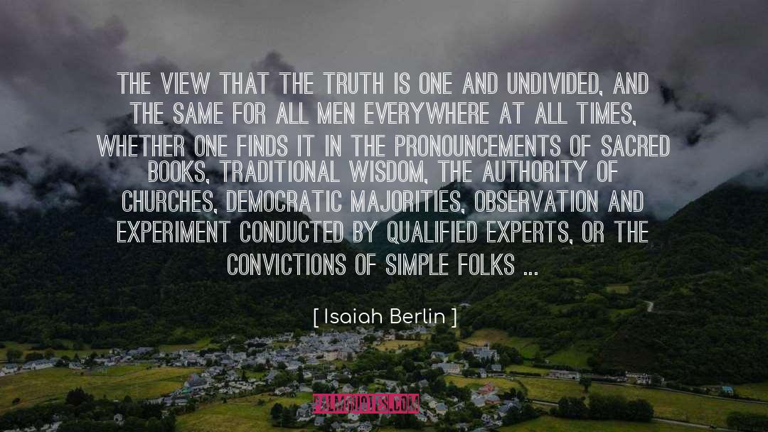 Anti Democratic Thought quotes by Isaiah Berlin