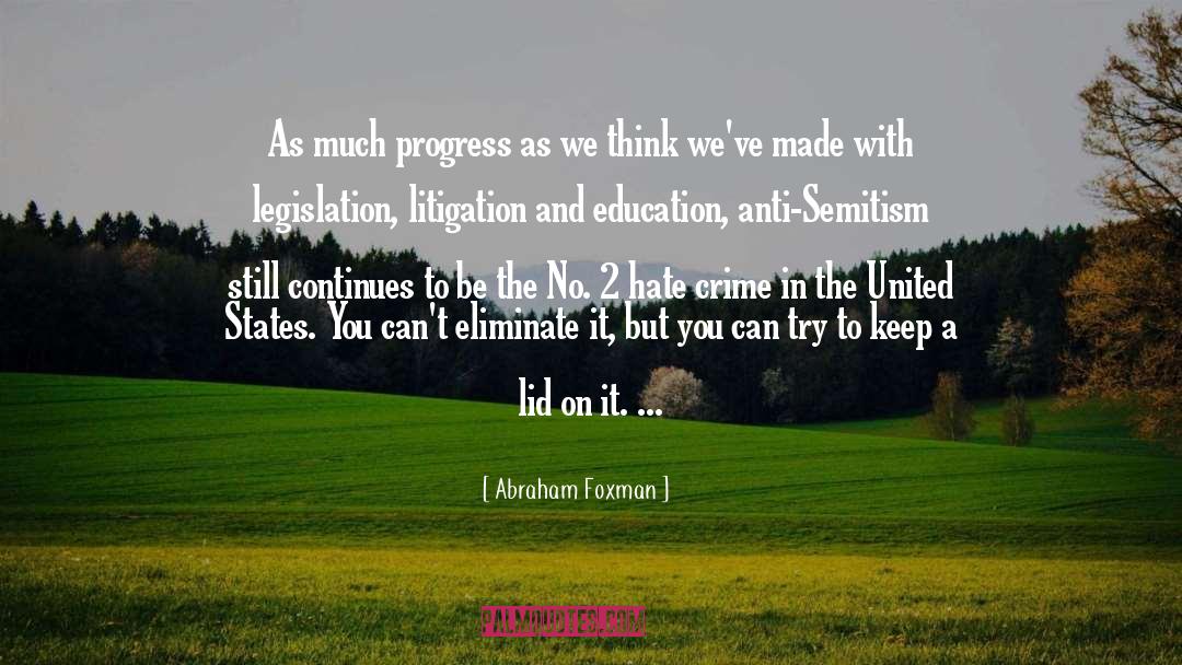 Anti Depressants quotes by Abraham Foxman