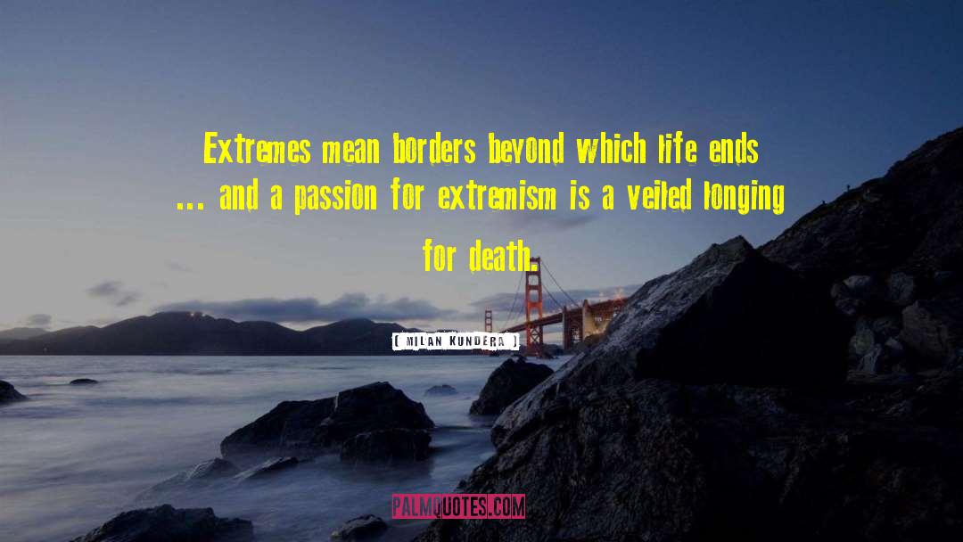 Anti Extremism quotes by Milan Kundera