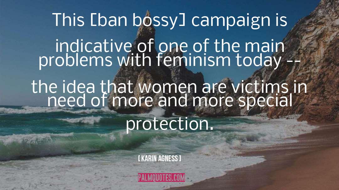Anti Feminism quotes by Karin Agness
