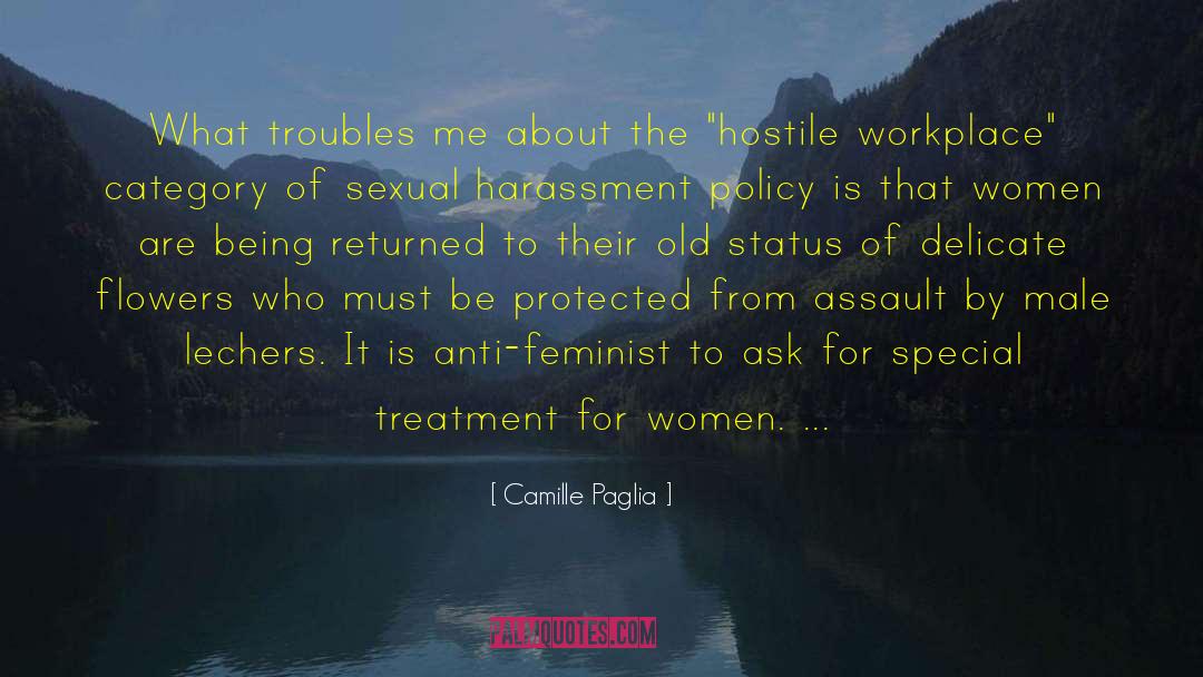 Anti Feminist quotes by Camille Paglia