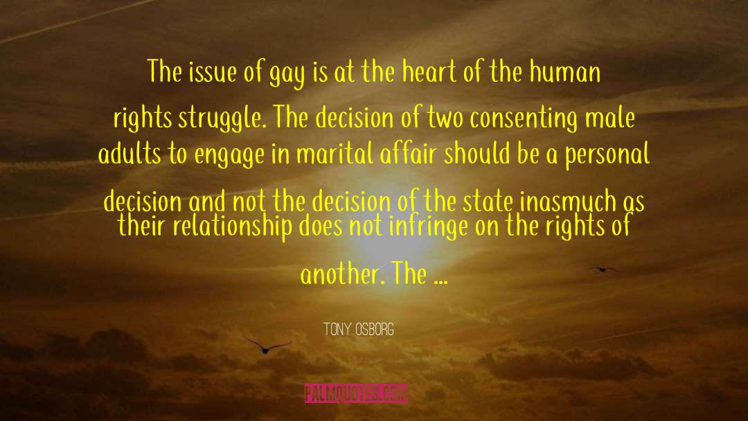 Anti Homosexuality quotes by Tony Osborg