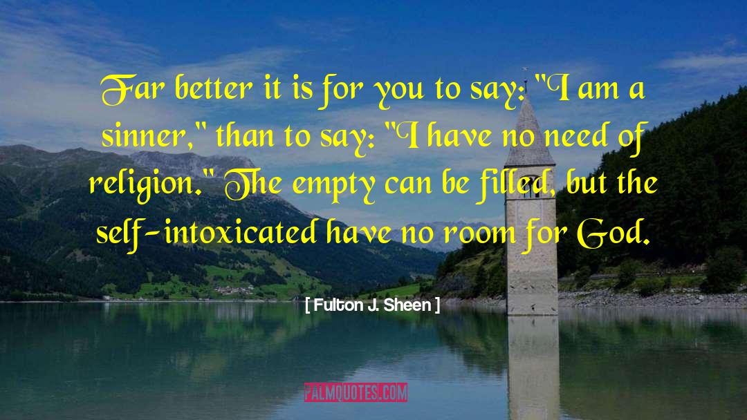 Anti Inspiration quotes by Fulton J. Sheen