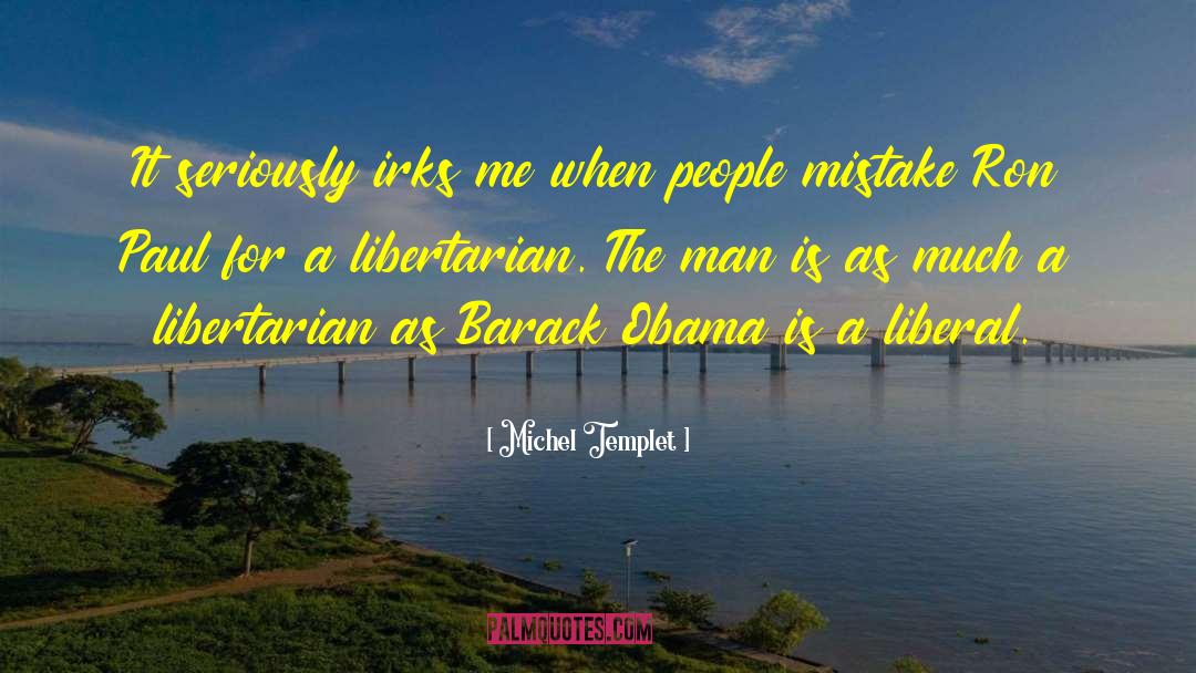 Anti Liberal quotes by Michel Templet