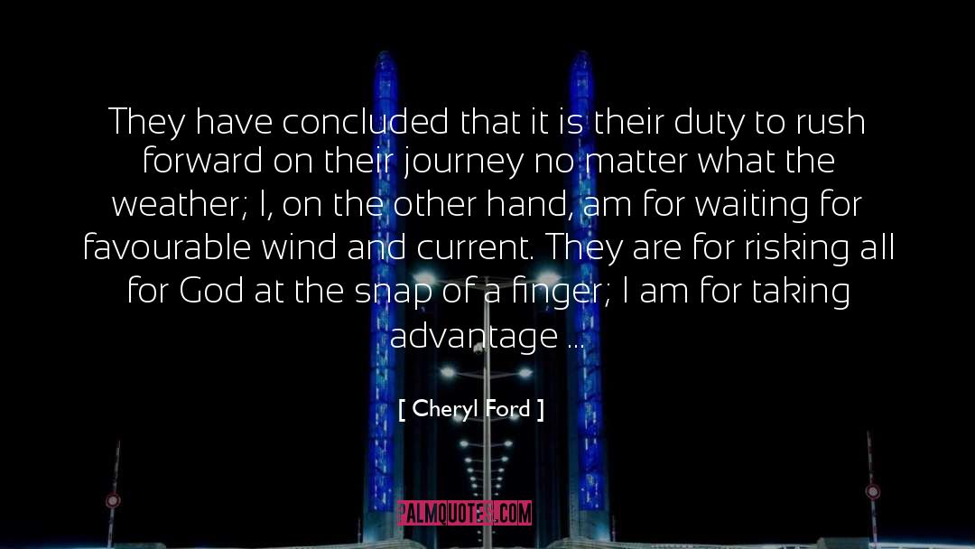 Anti Matter quotes by Cheryl Ford